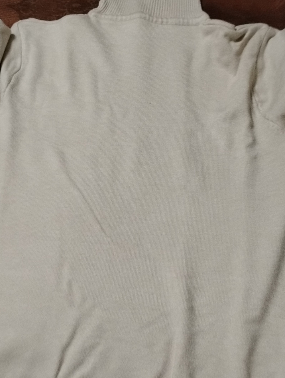 Men's Neutral Cream Turtleneck Sweater